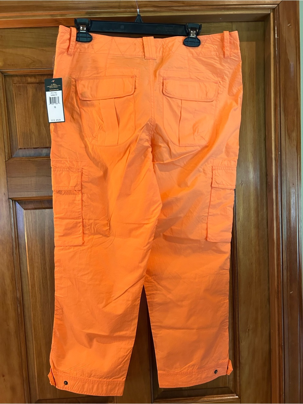 Lauren Jeans Company Orange Cargo Pants - Picture 5 of 6